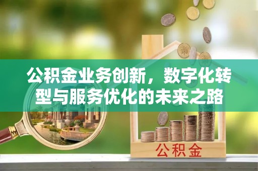 黄平公积金业务创新，数字化转型与服务优化的未来之路