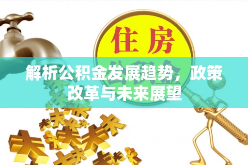 黄平解析公积金发展趋势，政策改革与未来展望