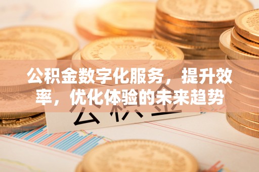 黄平公积金数字化服务，提升效率，优化体验的未来趋势