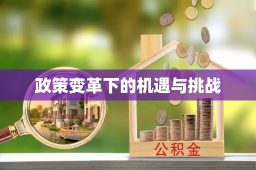 黄平政策变革下的机遇与挑战